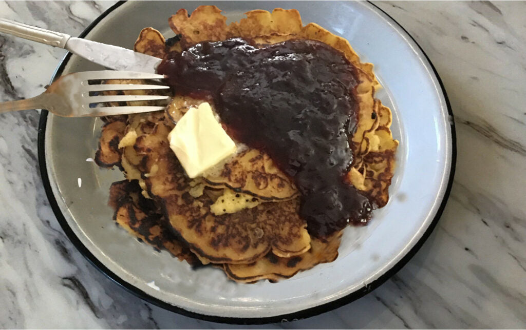 Sourdough Johnnycake Breakfast