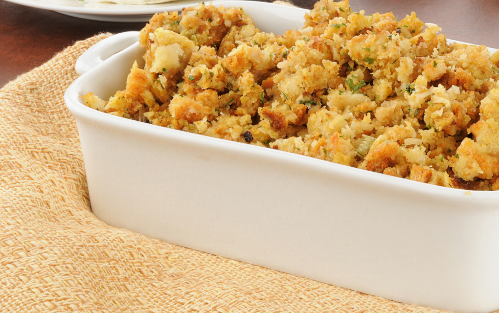 Sourdough and Cornbread Stuffing