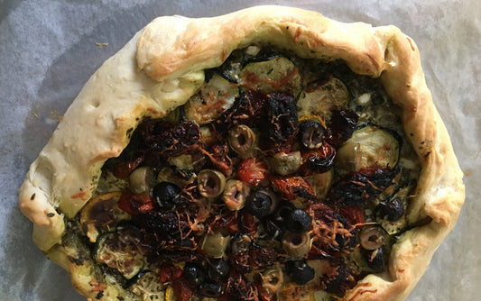 Savory Zucchini Sourdough Galette (Part II)