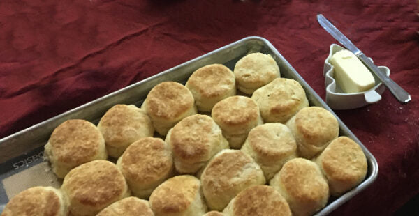 Thanksgiving Sourdough Biscuits