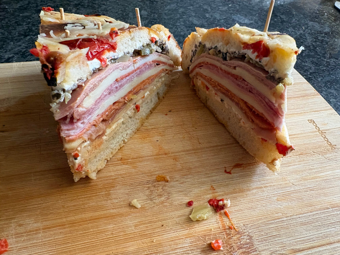 How to Make an Authentic Italian Brick Sandwich on Sourdough Focaccia
