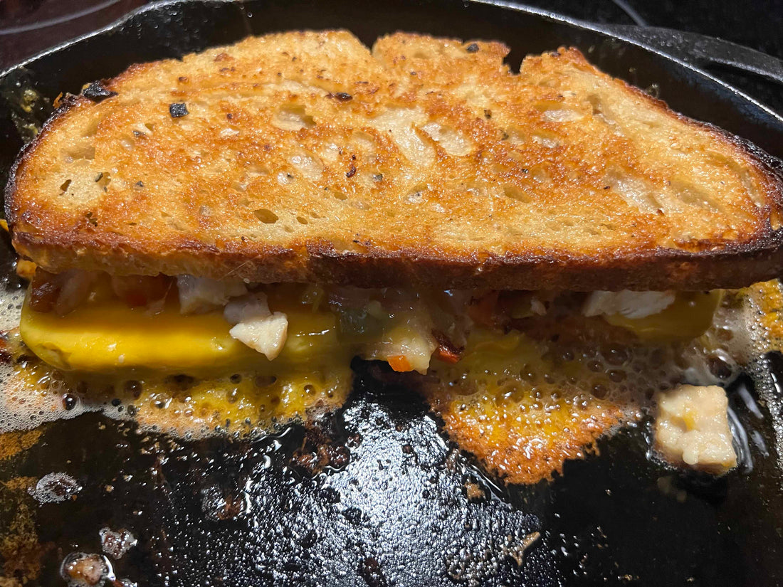 Can't-Be Grilled Cheese Sandwich on Garlic Rosemary
