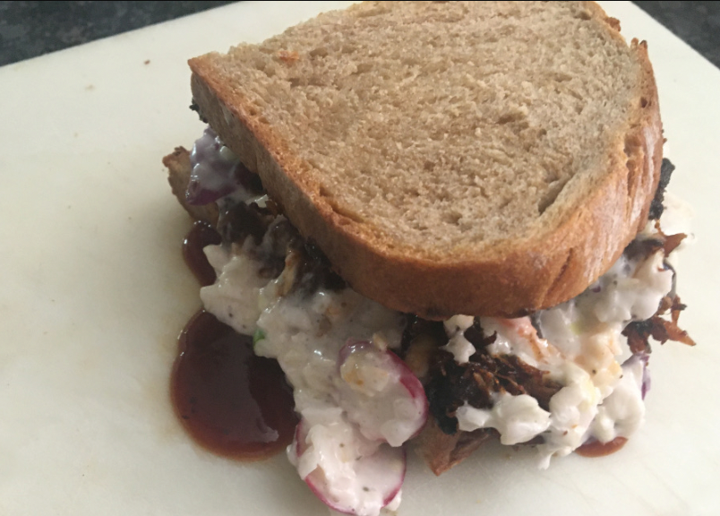 Pulled Pork on Abigail's Oven Sourdough