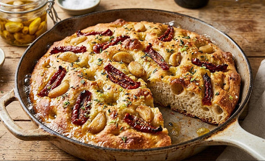 Simple Cast Iron Focaccia