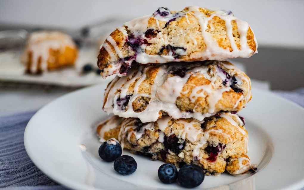 Lemon Blueberry Sourdough Scones—My New Obsession!